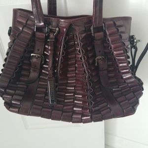 Burberry Hobo Bag Burgundy